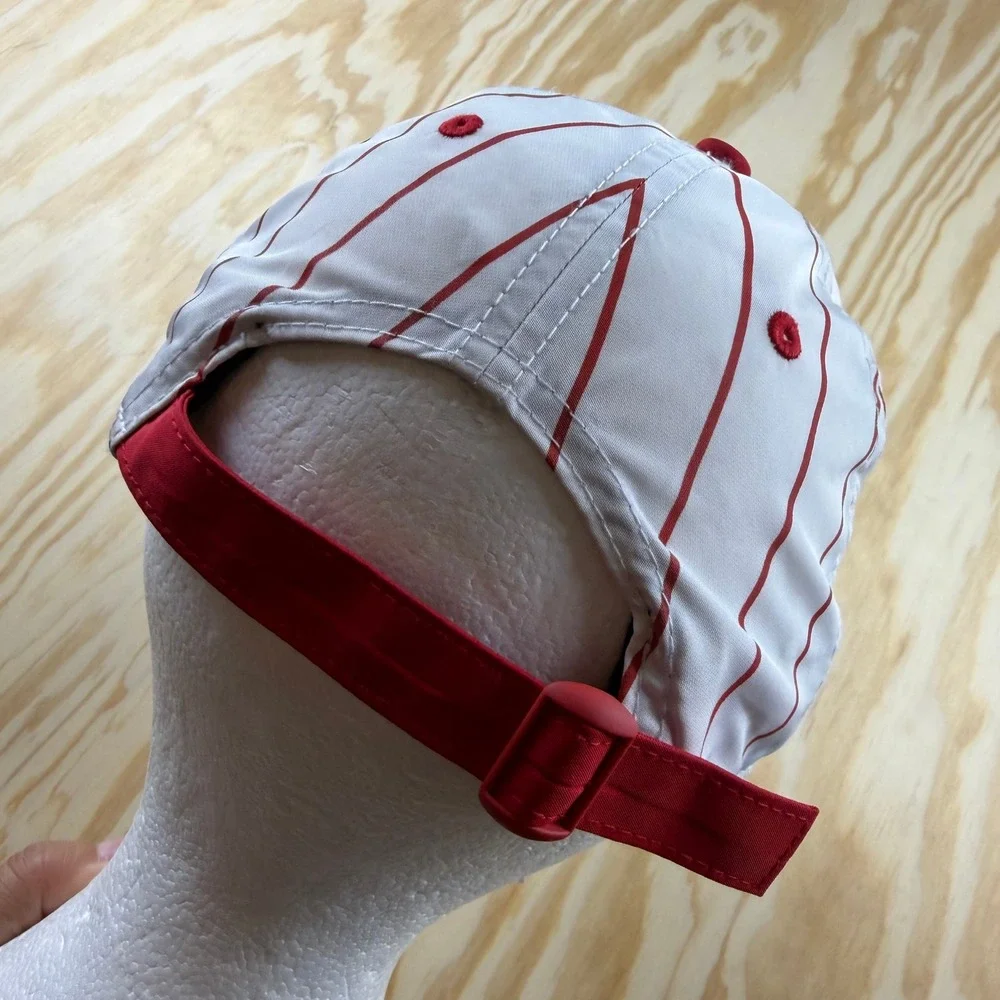 New Era 9TWENTY Youth MiLB Billings Mustangs Pinstripe Baseball Hat Red White